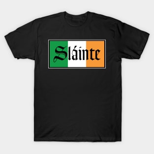 Slainte Irish Flag T-Shirt T-Shirt